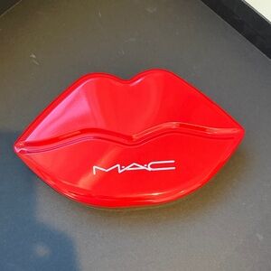 MAC Cosmetics Lip-Shaped Red metal case